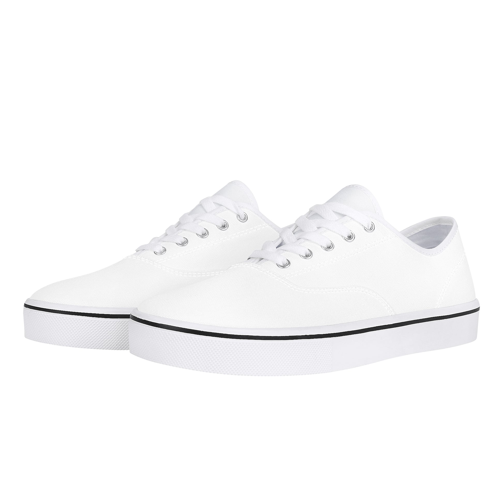 WhiteLine Core Canvas Sneakers - Custom Shoes Store