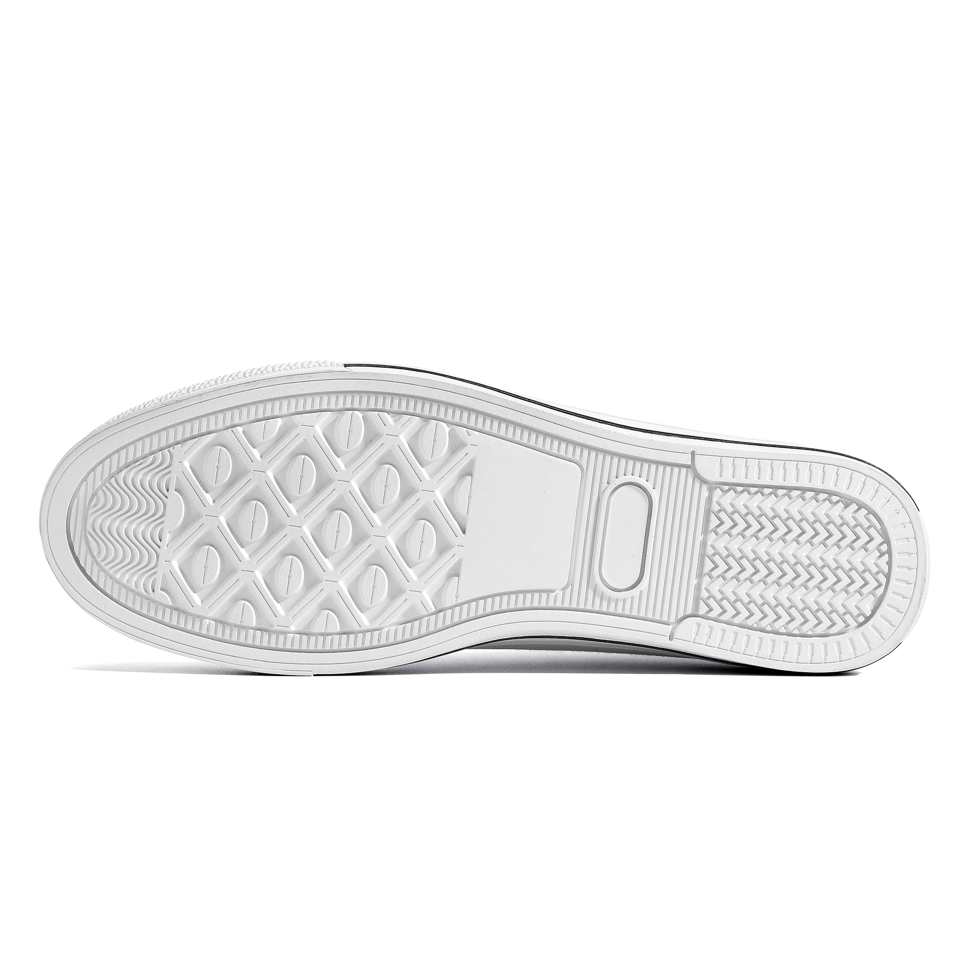 Skyline White High-Tops - Custom Shoes Store