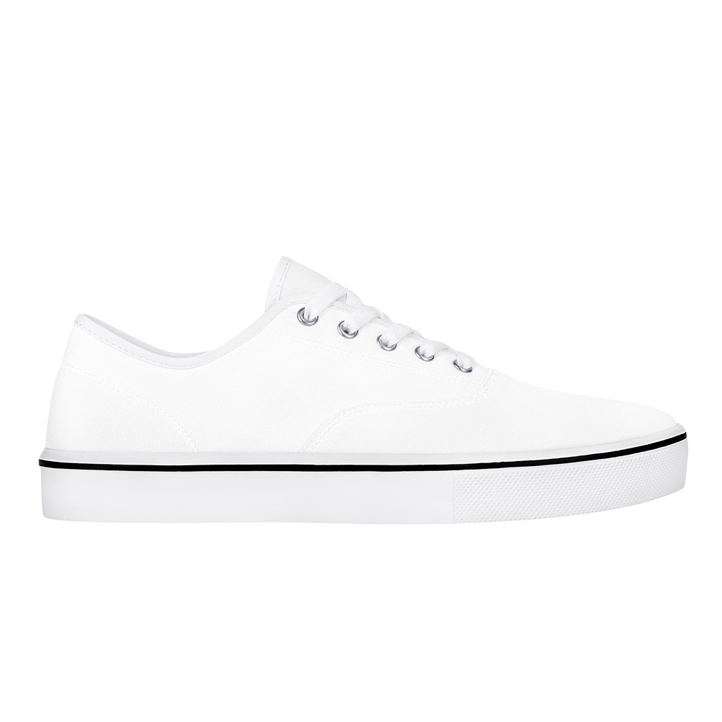 WhiteLine Core Canvas Sneakers - Custom Shoes Store