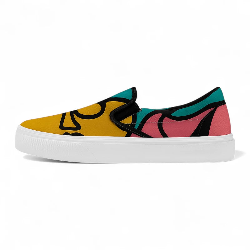 GlideCore Canvas Slip-Ons - Custom Shoes Store