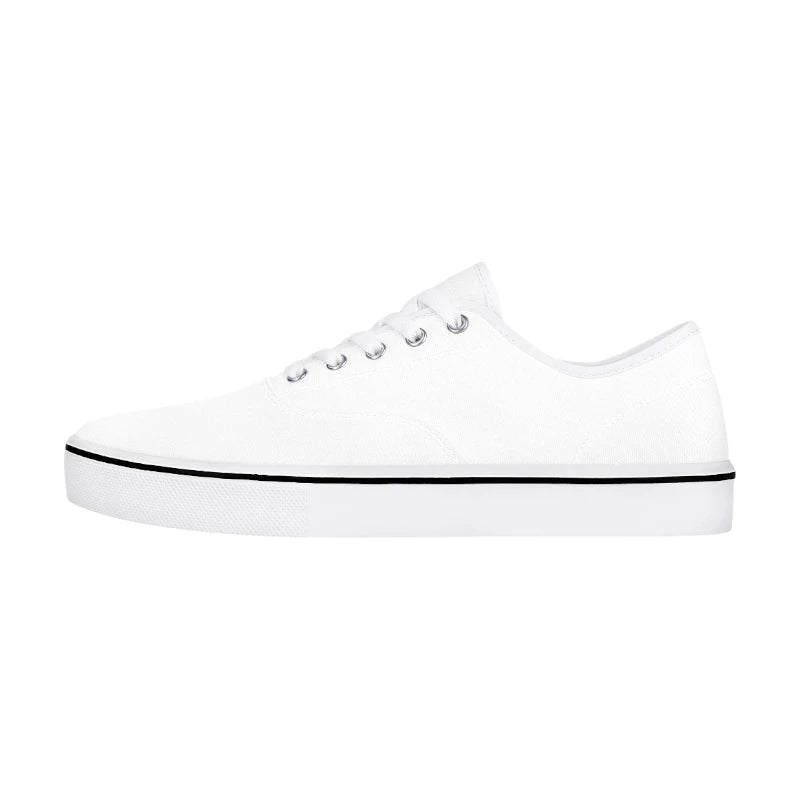 WhiteLine Core Canvas Sneakers - Custom Shoes Store
