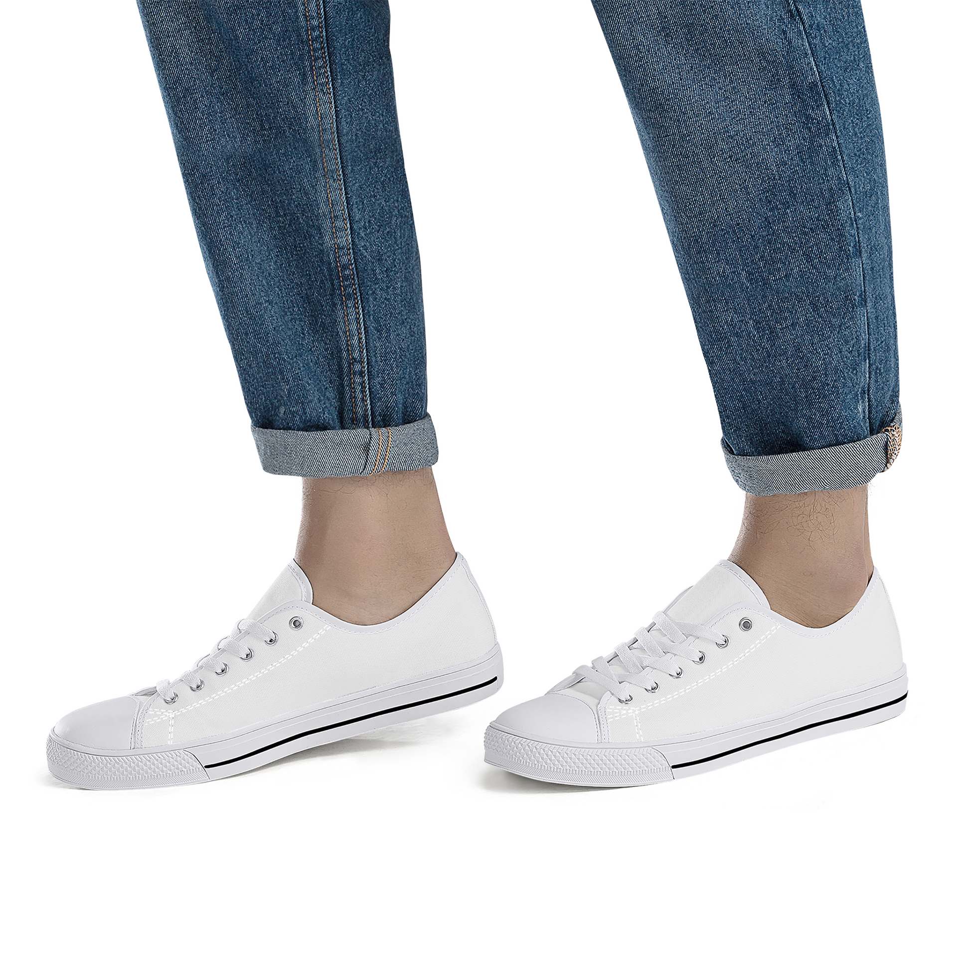 StripeCraft Custom Low-Tops - Custom Shoes Store