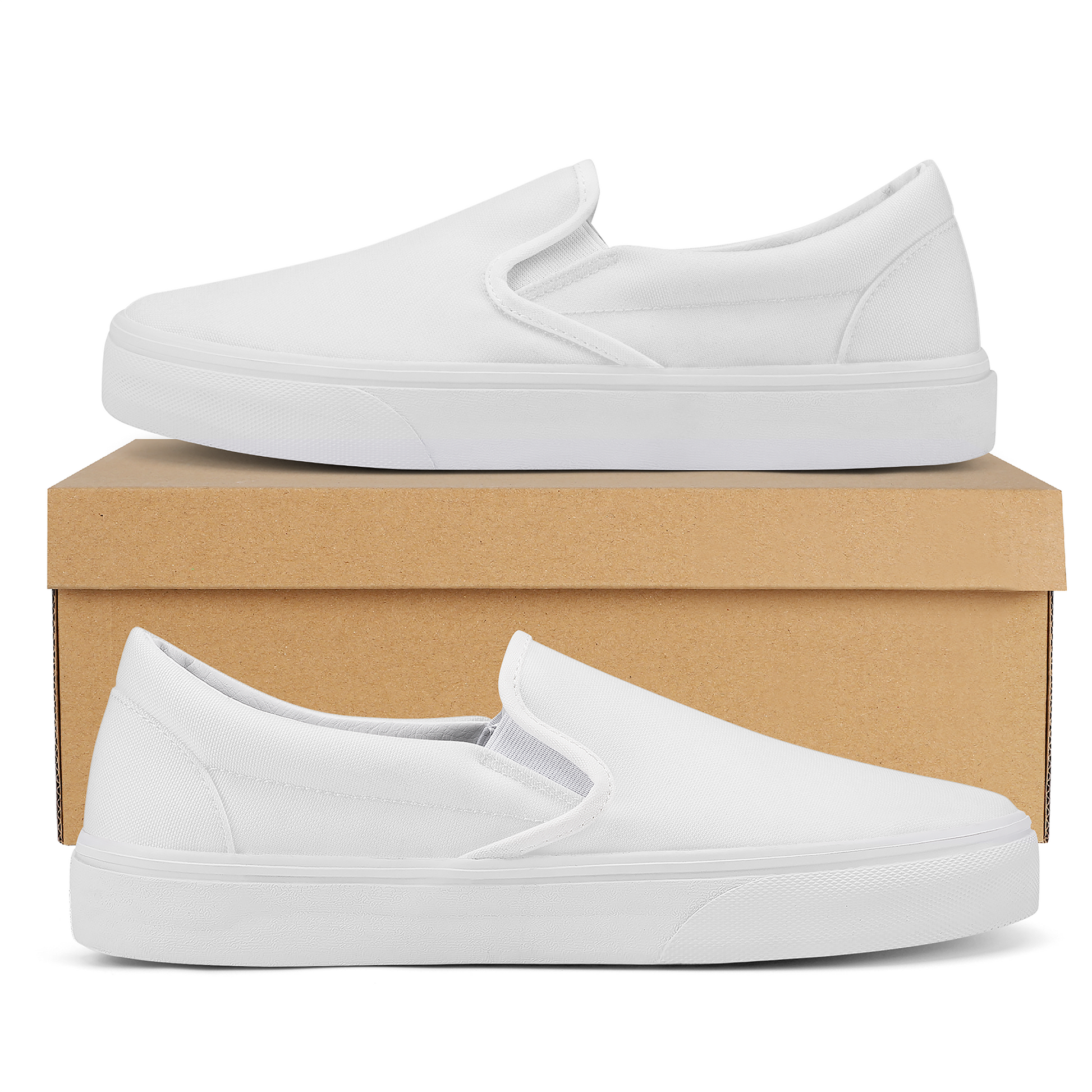 GlideCore Canvas Slip-Ons - Custom Shoes Store